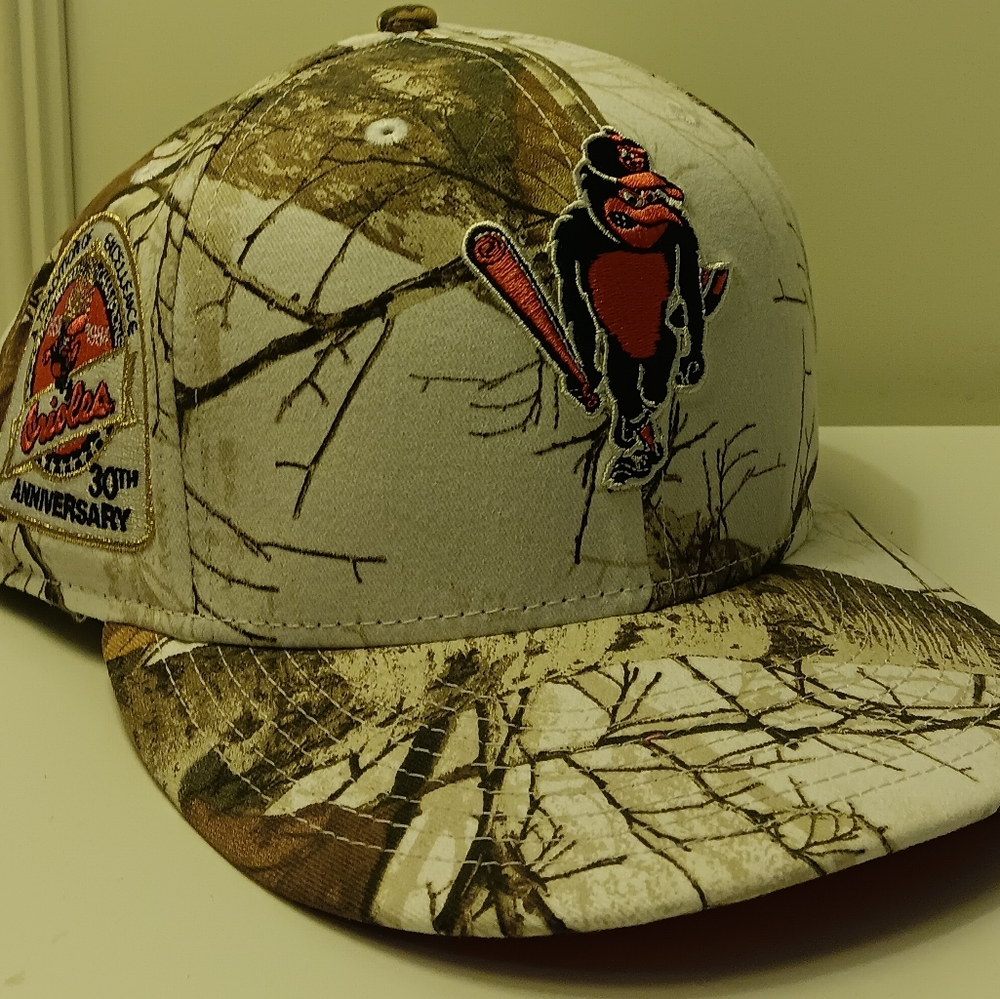 New Era x Real Tree LIMITED EDITION 2024 Arctic Camo Orioles Fitted 7 1/4